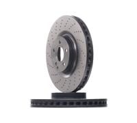 2x BREMBO Disco de freno Delantero adecuado para MERCEDES-BENZ CLS (C219) 360mm