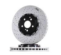 2x BREMBO Disco de freno Delantero adecuado para MERCEDES-BENZ CLS (C219) 360mm