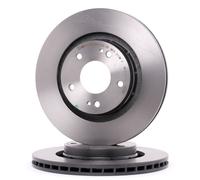 2x BREMBO Disco de freno Delantero adecuado para PEUGEOT 4007 (VU, VV) 294mm