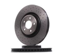 2x BREMBO Disco de freno Delantero para AUDI A4 B8 Avant (8K5) A4 B8 Sedán (8K2)