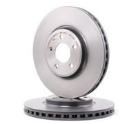 2x BREMBO Disco de freno Delantero para AUDI A4 B8 Avant (8K5) A4 B8 Sedán (8K2)