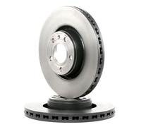 2x BREMBO Disco de freno Delantero para AUDI A6 C6 Avant (4F5) 321mm 09.C895.11