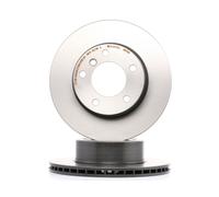 2x BREMBO Disco de freno Delantero para BMW 1 Hatchback (E81) 284mm 09.9750.11