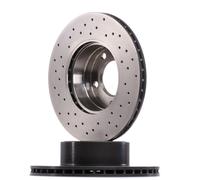 2x BREMBO Disco de freno Delantero para BMW 5 Sedán (E39) 296mm 09.6924.1X