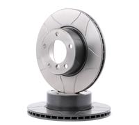 2x BREMBO Disco de freno Delantero para BMW 5 Sedán (E39) 296mm 09.6924.75