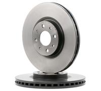 2x BREMBO Disco de freno Delantero para FIAT 500e BRAVO II (198) STILO (192)