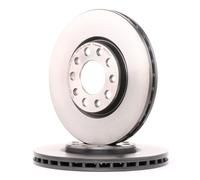 2x BREMBO Disco de freno Delantero para FIAT 500X (334) 281mm 09.A721.11