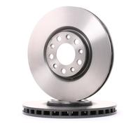 2x BREMBO Disco de freno Delantero para FIAT 500X (334) 305mm 09.9363.21