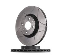 2x BREMBO Disco de freno Delantero para FIAT BRAVO II (198) QUBO (225) 284mm