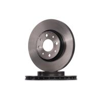 2x BREMBO Disco de freno Delantero para FIAT PUNTO (188) BARCHETTA (183) 257mm