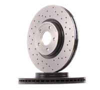 2x BREMBO Disco de freno Delantero para FORD FOCUS III Turnier 320mm 09.A728.1X