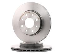 2x BREMBO Disco de freno Delantero para FORD KA (RU8) 240mm 09.8616.11