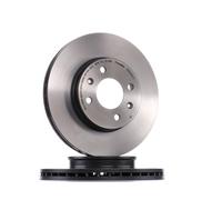 2x BREMBO Disco de freno Delantero para HYUNDAI i20 (PB, PBT) 256mm 09.A445.11