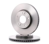 2x BREMBO Disco de freno Delantero para HYUNDAI i30 (FD) 280mm 09.9574.40