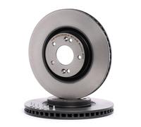 2x BREMBO Disco de freno Delantero para HYUNDAI i40 CW (VF) para KIA CEE'D (JD)
