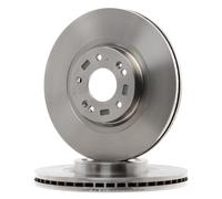 2x BREMBO Disco de freno Delantero para HYUNDAI SANTA FÉ II (CM) 321mm