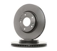 2x BREMBO Disco de freno Delantero para HYUNDAI SONATA V (NF) 280mm 09.9574.11