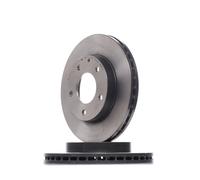 2x BREMBO Disco de freno Delantero para MAZDA 626 V (GF) 258mm 09.5584.11