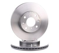 2x BREMBO Disco de freno Delantero para OPEL AGILA (B) (H08) 252mm 09.A271.11