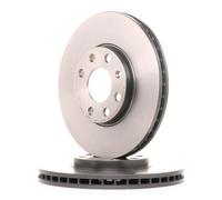 2x BREMBO Disco de freno Delantero para OPEL Astra G CC (T98) 256mm 09.7628.11