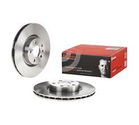 2x BREMBO Disco de freno Delantero para OPEL Combo D Furgoneta / Familiar (X12)