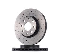 2x BREMBO Disco de freno Delantero para OPEL Corsa D Hatchback (S07) 257mm