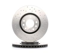 2x BREMBO Disco de freno Delantero para OPEL Corsa D Hatchback (S07) Adam (M13)