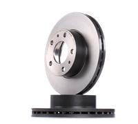 2x BREMBO Disco de freno Delantero para OPEL Movano C Furgón (U9) 280mm