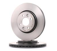 2x BREMBO Disco de freno Delantero para RENAULT Captur (J5, H5) 280mm 09.8137.21