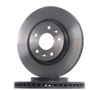 2x BREMBO Disco de freno Delantero para RENAULT Kadjar (HA, HL) para NISSAN LEAF