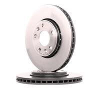 2x BREMBO Disco de freno Delantero para RENAULT MEGANE III Grandtour (KZ0/1)