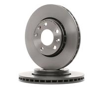 2x BREMBO Disco de freno Delantero para RENAULT MEGANE III Grandtour (KZ0/1)