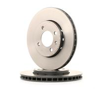 2x BREMBO Disco de freno Delantero para SKODA Citigo Hatchback E-CITIGO (NE1)