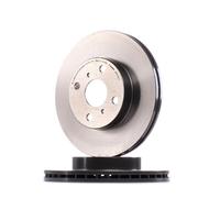 2x BREMBO Disco de freno Delantero para TOYOTA COROLLA Compact (E11) 255mm