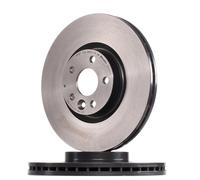 2x BREMBO Disco de freno Delantero para VOLVO XC60 (156) 324mm 09.C522.11