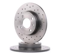 2x BREMBO Disco de freno para FORD KA (RU8) para FIAT 500 (312) PANDA (169)