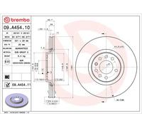 2x BREMBO Disco de freno para OPEL Zafira B (A05) Astra H Hatchback (A04) 321mm