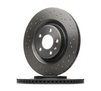 2x BREMBO Disco de freno para VW Touareg III (CR7, RC8) para AUDI Q5 (8RB) 330mm