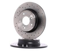 2x BREMBO Disco de freno Trasero adecuado para MERCEDES-BENZ SLK (R171) 290mm