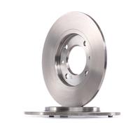 2x BREMBO Disco de freno Trasero adecuado para PEUGEOT 205 II (20A/C) 247mm