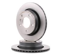 2x BREMBO Disco de freno Trasero para BMW 3 Sedán (E46) 276mm 09.7727.11