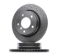 2x BREMBO Disco de freno Trasero para BMW 3 Sedán (E46) 276mm 09.7727.1X