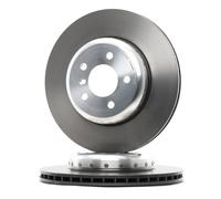 2x BREMBO Disco de freno Trasero para BMW 5 Touring (F11) 5 Sedán (F10) 345mm