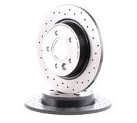 2x BREMBO Disco de freno Trasero para FORD Focus Mk2 Familiar (DA, FFS, DS)