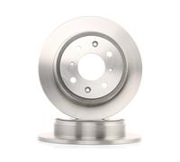 2x BREMBO Disco de freno Trasero para HONDA CIVIC VI Hatchback (EJ, EK) 239mm