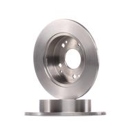 2x BREMBO Disco de freno Trasero para HONDA CIVIC VII Hatchback (EU, EP, EV)