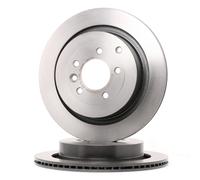 2x BREMBO Disco de freno Trasero para LAND ROVER Discovery III (L319) 350mm