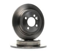 2x BREMBO Disco de freno Trasero para MINI Hatchback (R56) Hatchback (R50, R53)