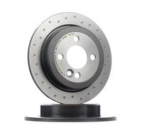 2x BREMBO Disco de freno Trasero para MINI Hatchback (R56) Hatchback (R50, R53)