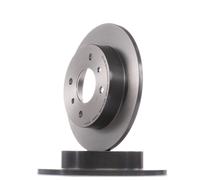 2x BREMBO Disco de freno Trasero para NISSAN ALMERA II Hatchback (N16) 258mm